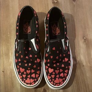 Vans Classic Slip on Hearts